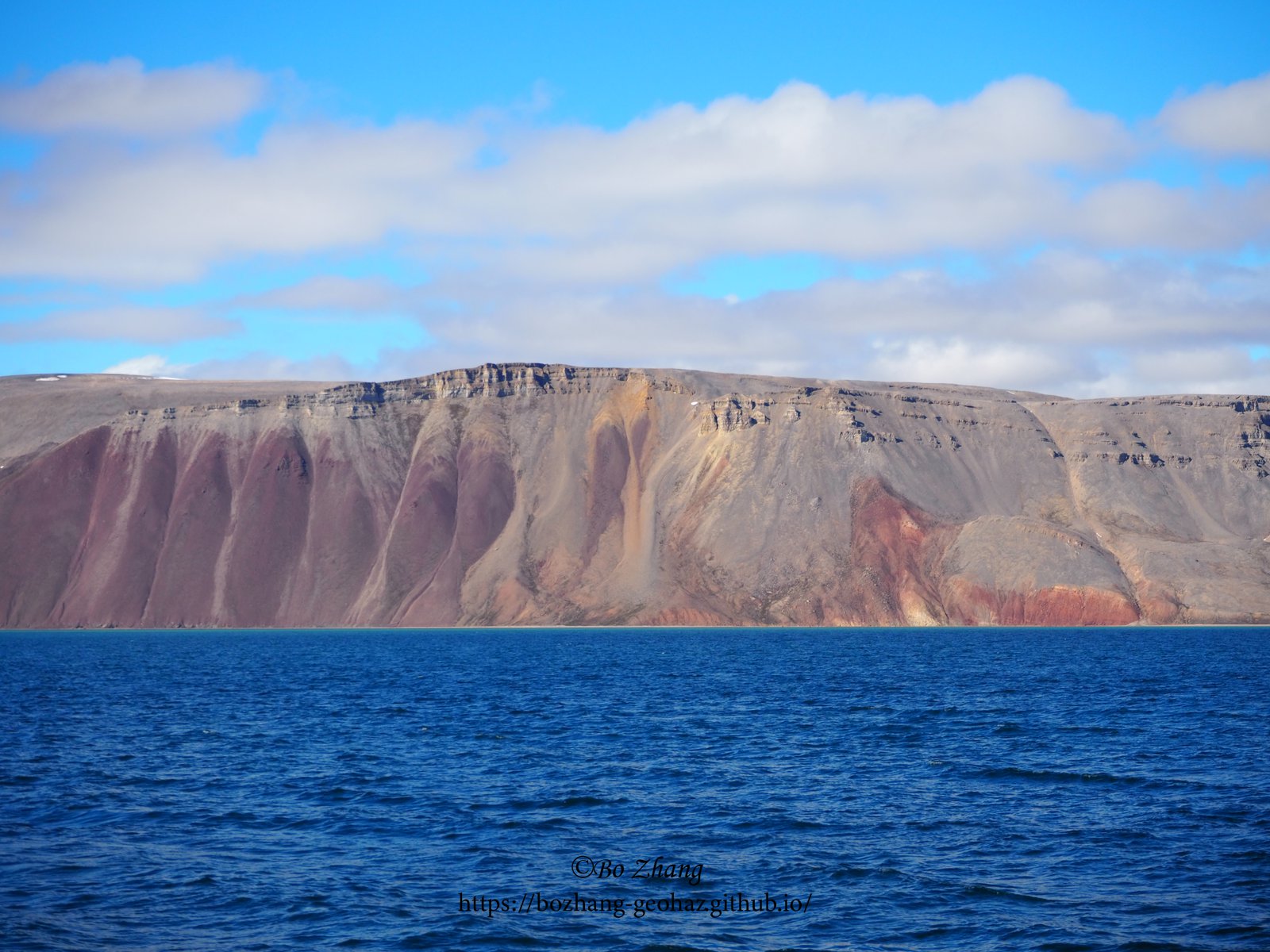 Coastal landscape in Svalbard